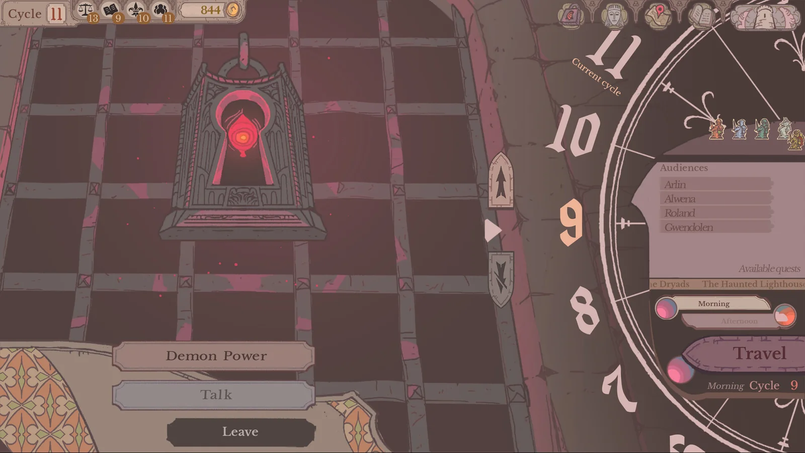 Official Sovereign Tower Walkthrough gameplay screenshot for treasury management without guessing future costs